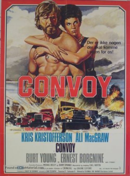 Convoy - Danish Movie Poster