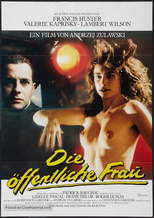 La femme publique - German Movie Poster