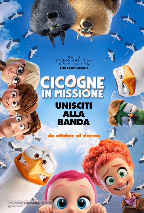 Storks - Italian Movie Poster