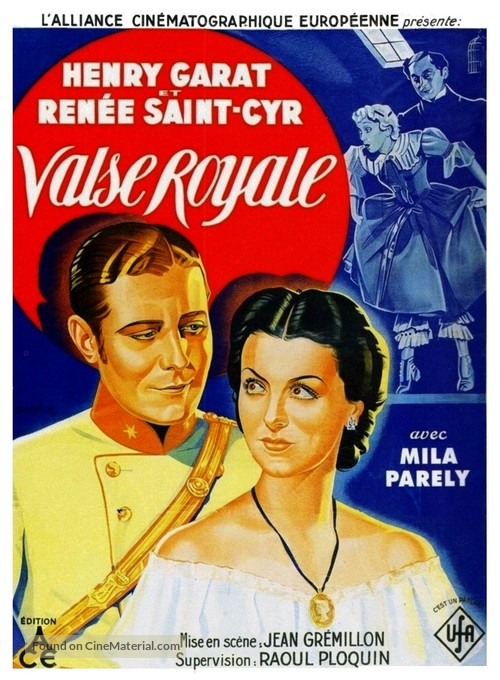 Valse royale - French Movie Poster