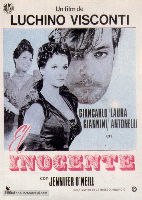 L&#039;innocente - Spanish Movie Poster