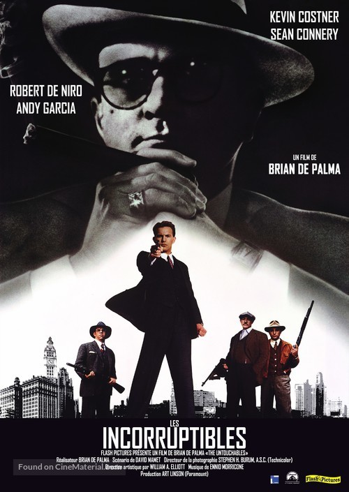 The Untouchables - French Re-release movie poster