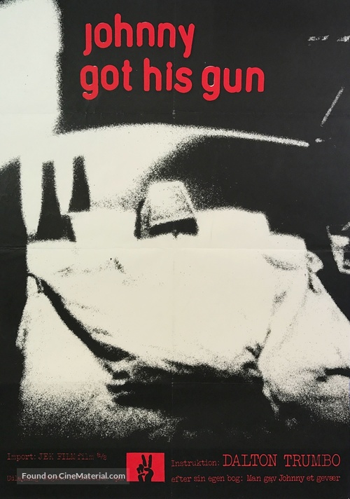 Johnny Got His Gun - Danish Movie Poster