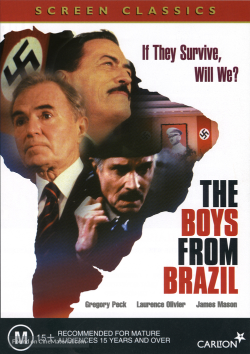 The Boys from Brazil - Australian DVD movie cover