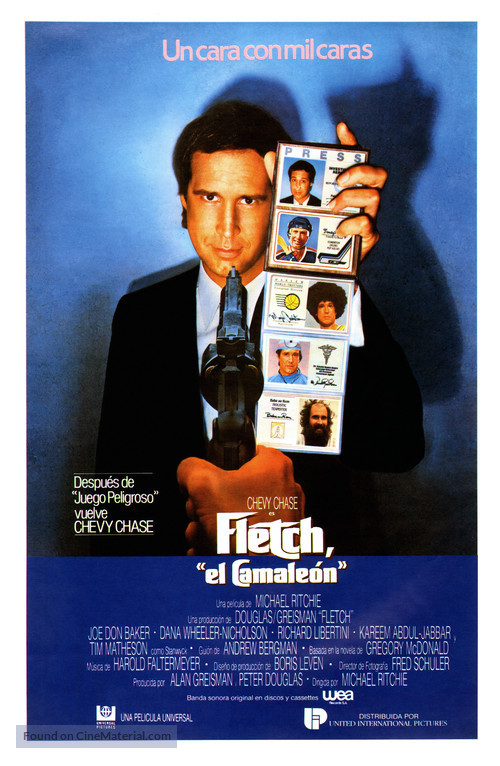 Fletch - Spanish Movie Poster