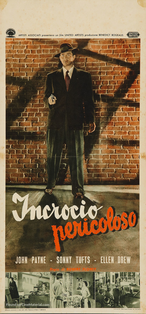 The Crooked Way - Italian Movie Poster