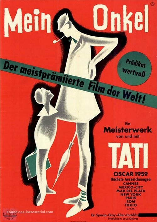 Mon oncle - German Movie Poster