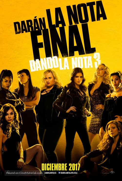 Pitch Perfect 3 - Spanish Movie Poster