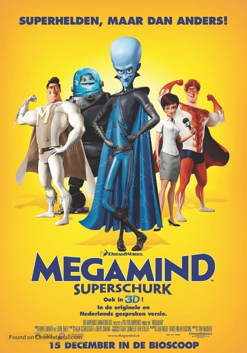 Megamind - Dutch Movie Poster