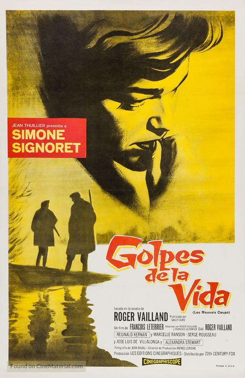 Les mauvais coups - Spanish Movie Poster