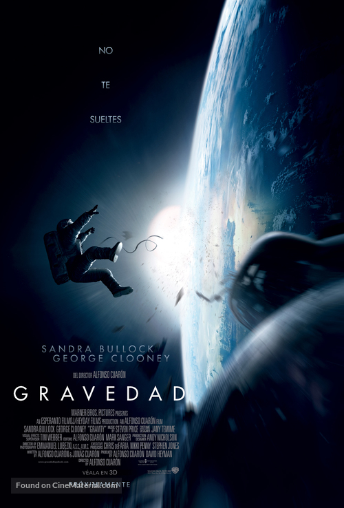 Gravity - Peruvian Movie Poster