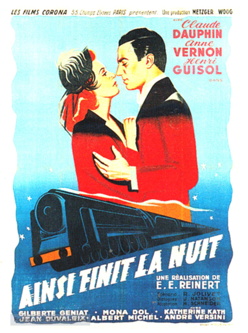 Ainsi finit la nuit - French Movie Poster