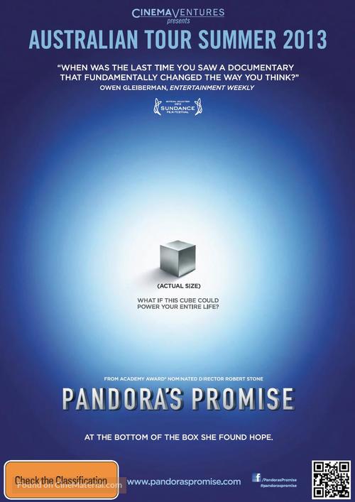 Pandora&#039;s Promise - Australian Movie Poster