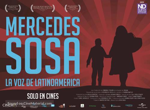 Mercedes Sosa: La voz de Latinoam&eacute;rica - Argentinian Movie Poster