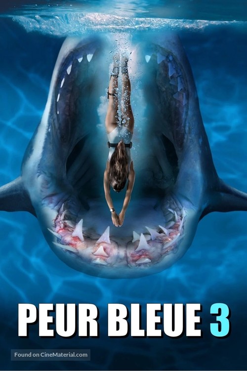 Deep Blue Sea 3 - French Movie Poster