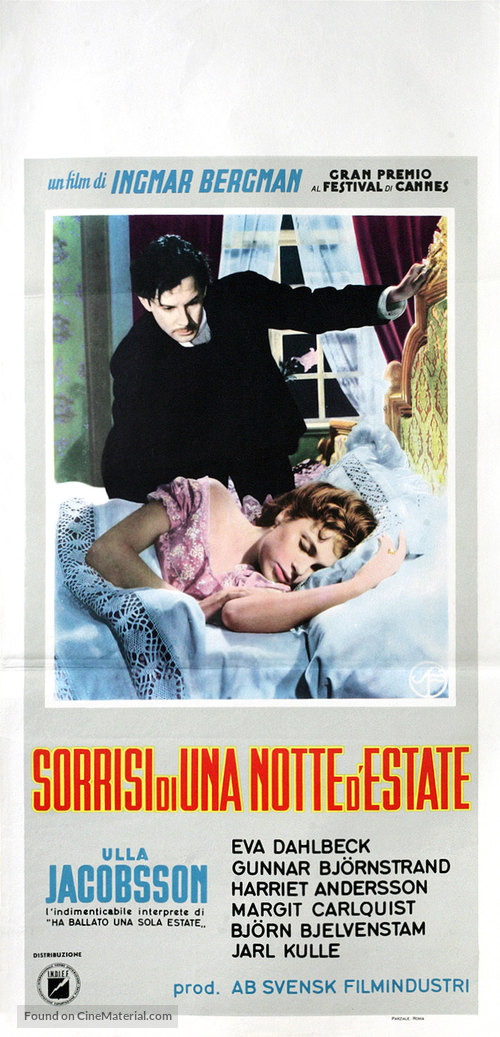 Sommarnattens leende - Italian Movie Poster