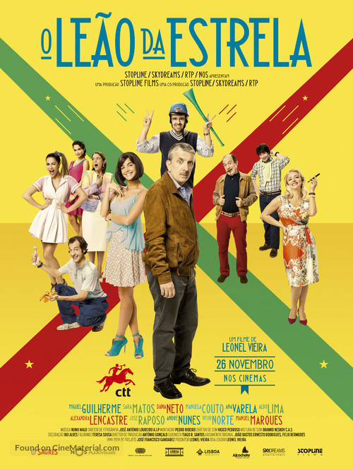 O Le&atilde;o da Estrela - Portuguese Movie Poster