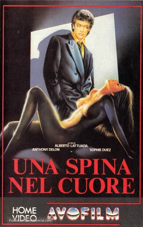Una spina nel cuore - Italian VHS movie cover