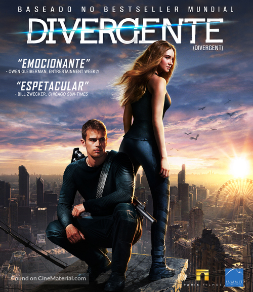 Divergent - Brazilian Blu-Ray movie cover