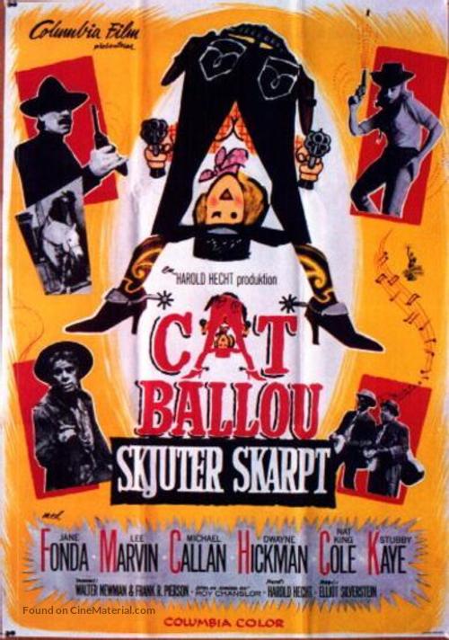 Cat Ballou - Swedish Movie Poster