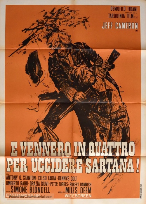 ...e vennero in quattro per uccidere Sartana! - Italian Movie Poster