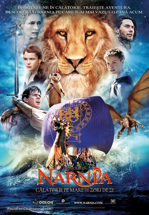 The Chronicles of Narnia: The Voyage of the Dawn Treader - Romanian Movie Poster