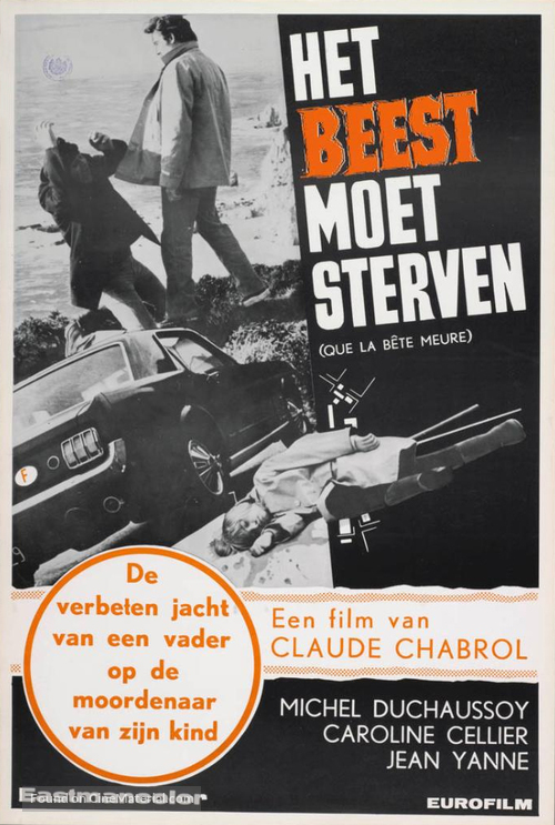 Que la b&ecirc;te meure - Dutch Movie Poster