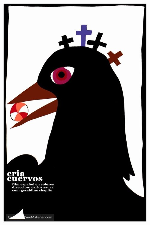 Cr&iacute;a cuervos - Cuban Movie Poster