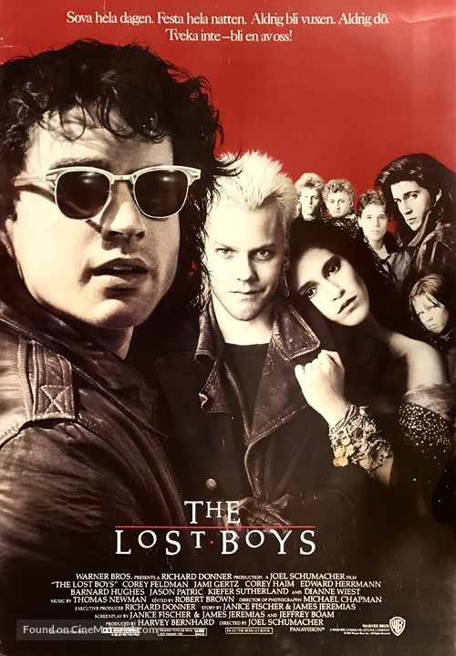 The Lost Boys - Swedish Movie Poster