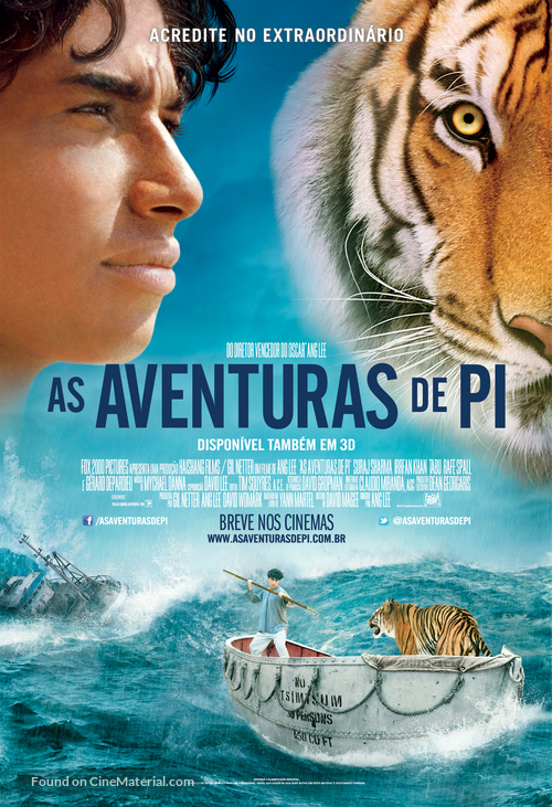 Life of Pi - Brazilian Movie Poster