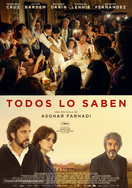 Todos lo saben - Spanish Movie Poster
