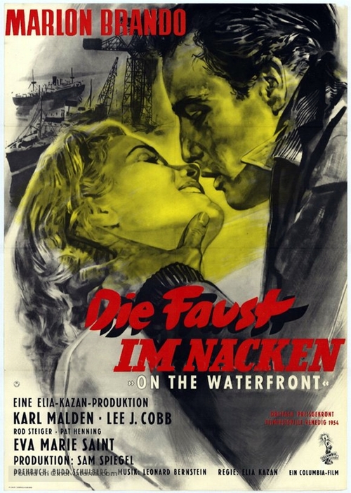 On the Waterfront - German Movie Poster