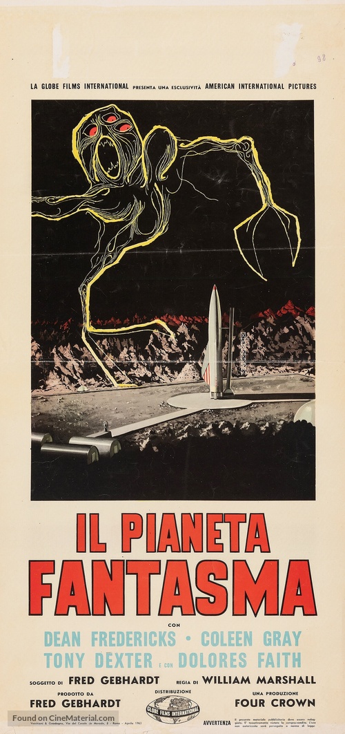 The Phantom Planet - Italian Movie Poster