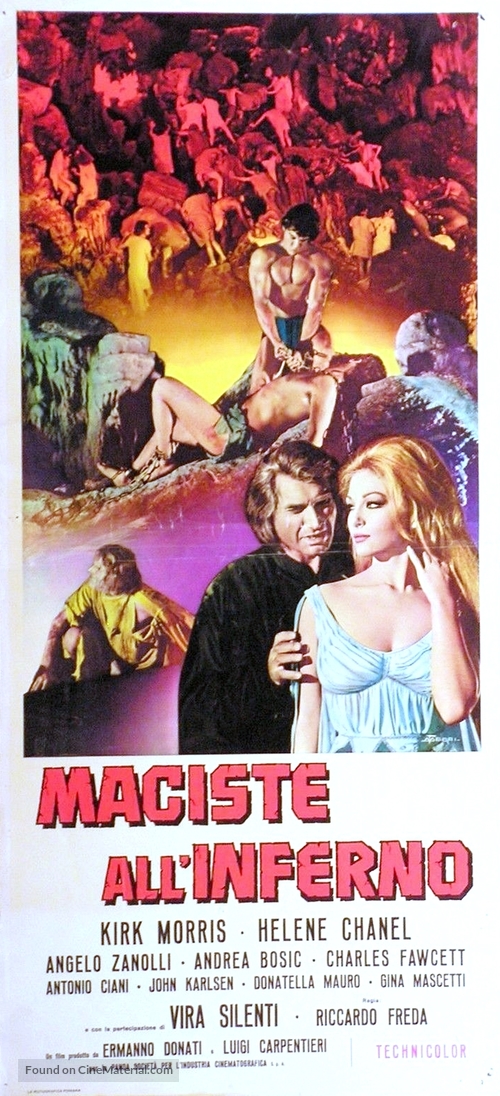 Maciste all&#039;inferno - Italian Movie Poster