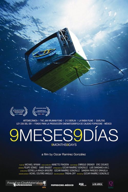 9 meses, 9 d&iacute;as - Mexican Movie Poster