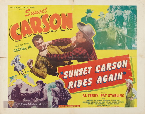 Sunset Carson Rides Again - Movie Poster