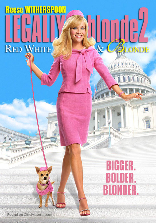 Legally Blonde 2: Red, White &amp; Blonde - DVD movie cover