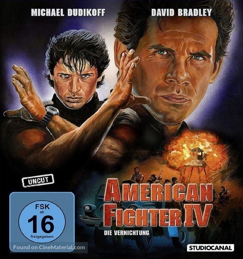 American Ninja 4: The Annihilation - German Movie Cover