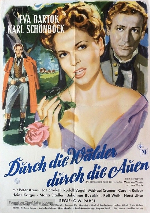 Durch die W&auml;lder durch die Auen - German Movie Poster