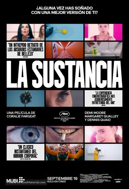 The Substance - Argentinian Movie Poster