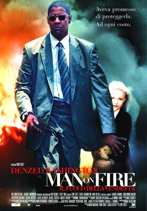 Man on Fire - Italian Movie Poster