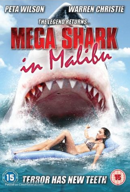 Malibu Shark Attack - British DVD movie cover