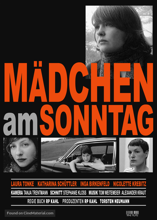 M&auml;dchen am Sonntag - German Movie Cover