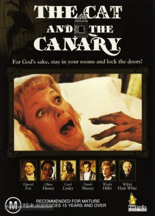 The Cat and the Canary - Australian DVD movie cover