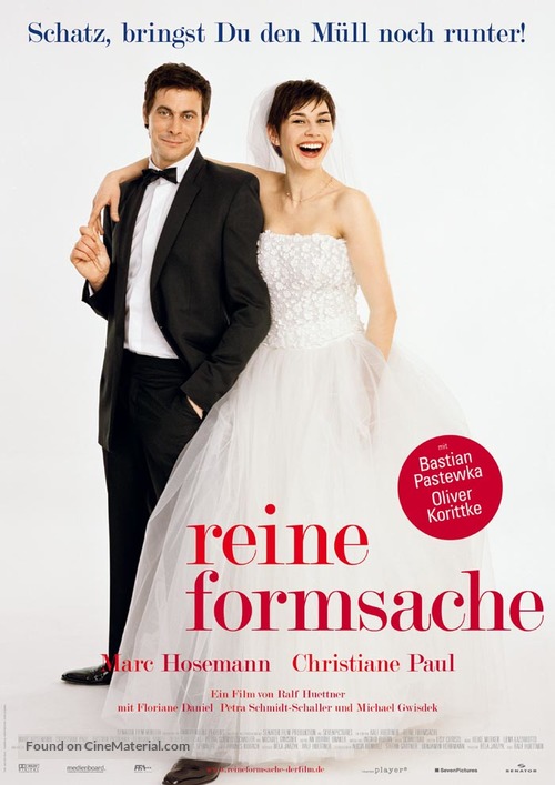 Reine Formsache - German poster