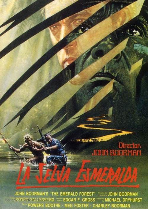 The Emerald Forest - Spanish Movie Poster