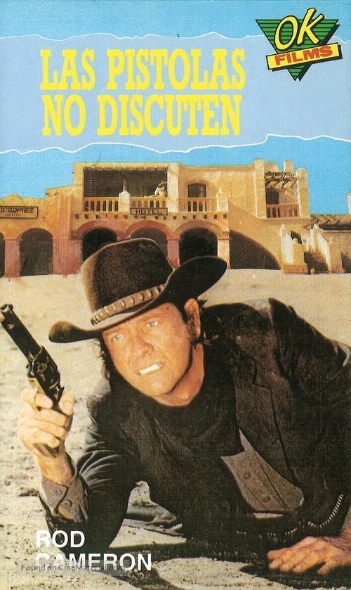Le pistole non discutono - Spanish VHS movie cover