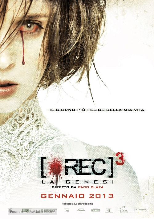 [REC]&sup3; G&eacute;nesis - Italian Movie Poster
