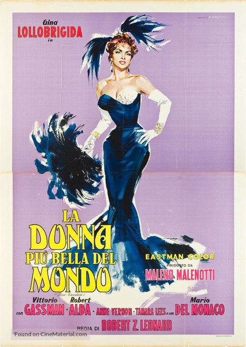 Donna pi&ugrave; bella del mondo, La - Italian Movie Poster