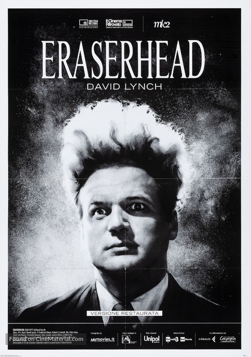 Eraserhead - Italian Re-release movie poster